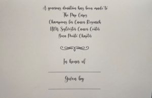 Inside of Cards #6003, #6004, #6005